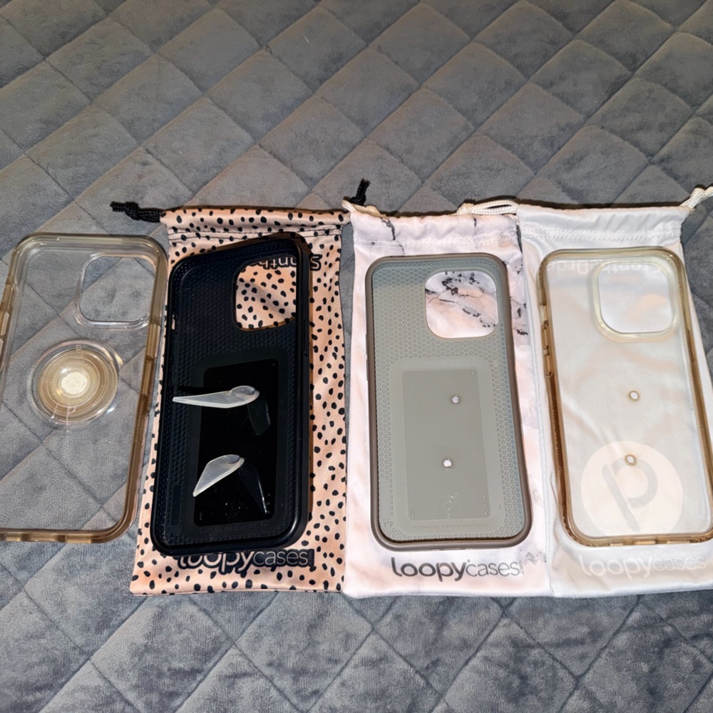 iPhone 13 Pro Loopy Phone Cases Set and 1 otter box